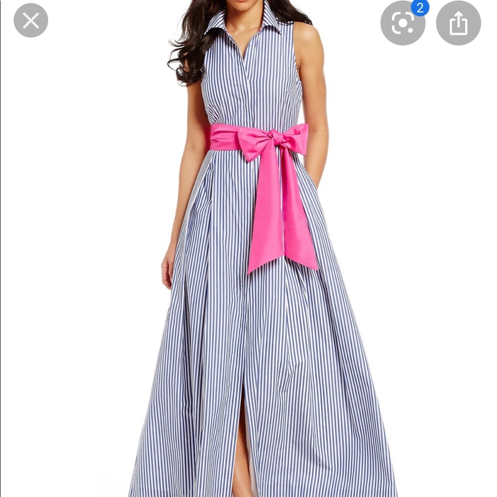 Stripe Collared Eliza J Shirt Dress sz 4